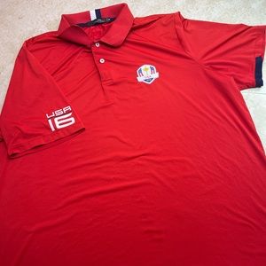 Ralph Lauren Performance Polo 2026 Ryder Cup XXL Red
